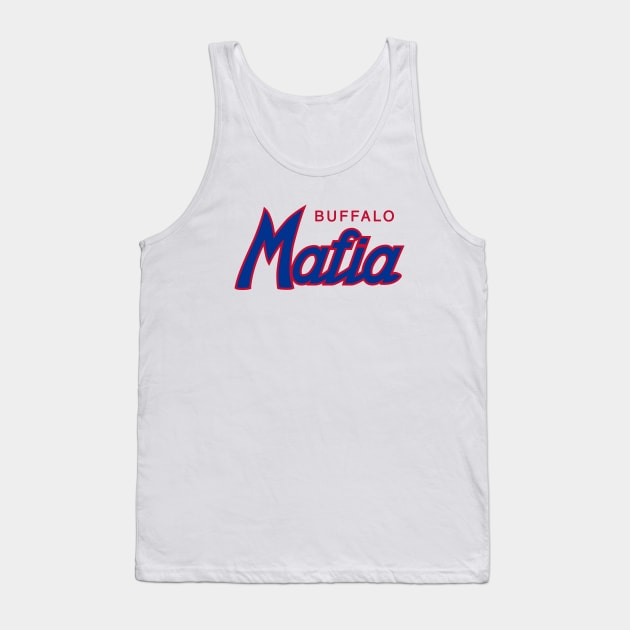 Buffalo Mafia - White Tank Top by KFig21